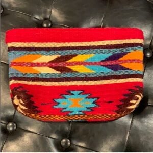 Colorful Wool Patterned Clutch